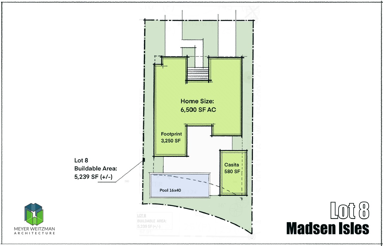 5020 W Leona Street _ Lot 8 Home Footprint