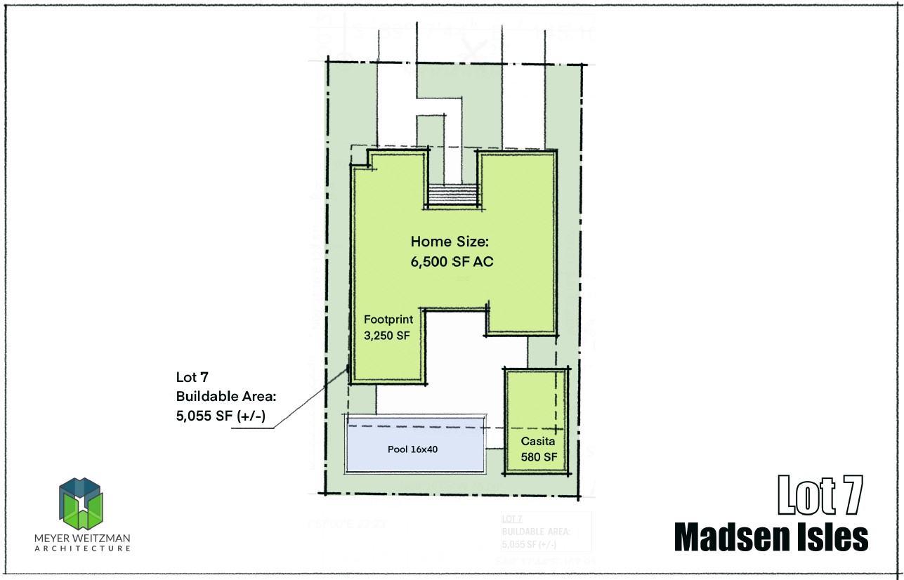 5022 W Leona Street _ Lot 7 Home Footprint